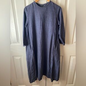 muji linen dress 2019 Linen Sleeveless Dress